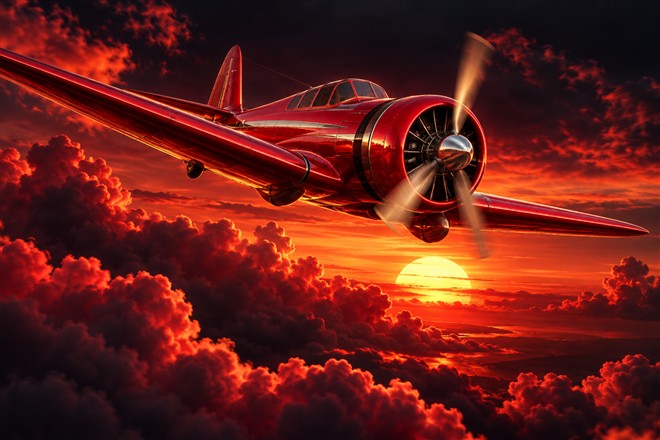 Aviator — tematická ilustrace
