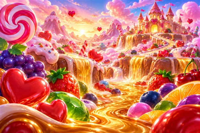 Sweet Bonanza — tematická ilustrace